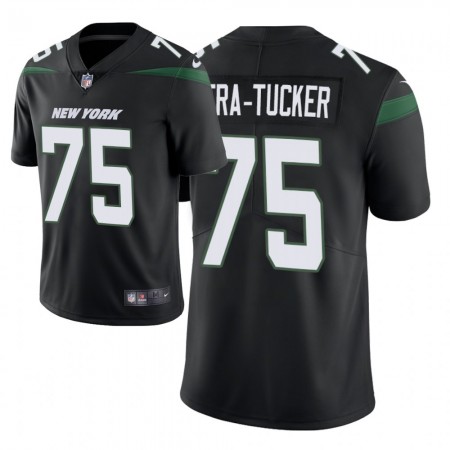 Miesten New York Jets NFL Pelipaita Alijah Vera-Tucker 75 Nike Musta 2021 NFL Draft